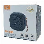 خرید، قیمت و مشخصات اسپیکر بلوتوثی قابل حمل مدل DV-1006